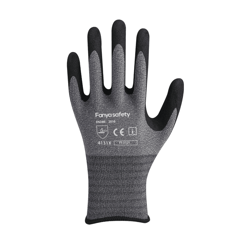 15G najlon/spandex podstava s premazom od pješčanog nitrila