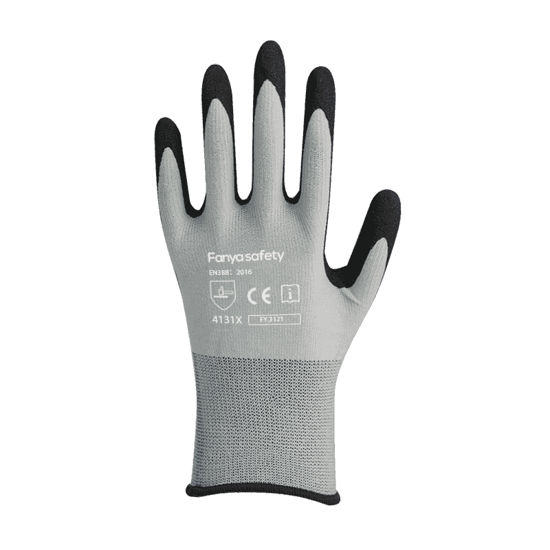 15G najlon/spandex podstava s premazom od pješčanog nitrila
