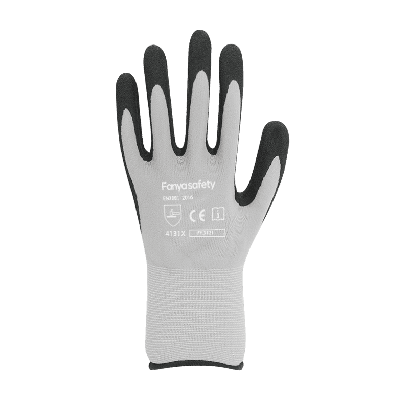 15G najlon/spandex podstava s premazom od pješčanog nitrila